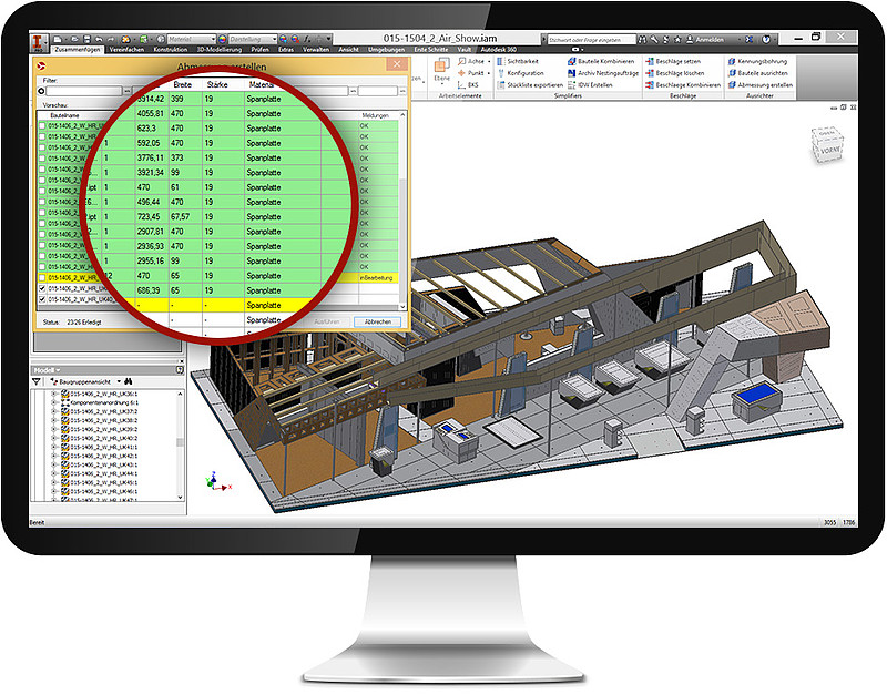 Screenshot: Erweiterung Simple-Aligner – Ausrichtung