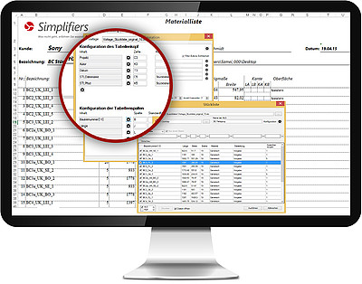 Simple-Export Erweiterung für Inventor – Screenshot der Exportmöglichkeiten