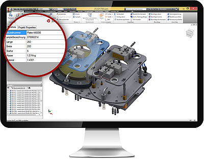 Erweiterung Simple-Properties für Autodesk Software - Screenshot des Erweiterungsmoduls